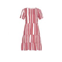 Sommerkleid Strandkleid Boho 38 Damen Druckkleid, rot-weiß von Tamaris