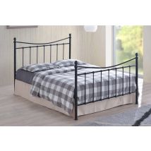 Time Living Alderley Black Bed Frame, King Size