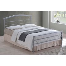Time Living Brennington Silver Bed Frame, Double