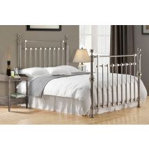 Time Living Edward Chrome Bed Frame, Double