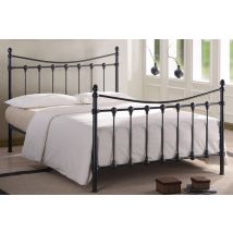 Time Living Florida Black Bed Frame, Small Double