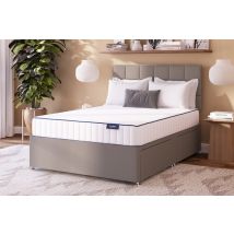 Coolflex� Essentials Pocket Mattress + Premium Divan Bed, Bednextday_Mink, No Storage, Single