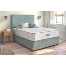 Dunlopillo� Meya Latex Hybrid Mattress + Premium Divan Bed, Carbon, 2 Drawer, Double