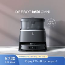DEEBOT T30 OMNI Black Robot Vacuum
