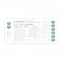 MiBoxer SZ5 5-in-1 LED-Controller – Zigbee 3.0 &amp; 2.4 GHz, Einfarbig, CCT, RGB, RGBW, RGB+CCT, 12–24 V, 12 A