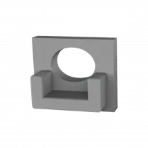 Endkappe für LED Alu Aufbauprofil Exo-A0-8