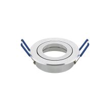 Einbaurahmen für LED Spots – 83 mm, schwenkbar, rund, Lochmaß 68 mm, GU10/MR16-kompatibel