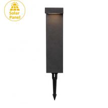 Star Trading - Lampadina da Giardino LED Solare Vicini 10 x 38 cm - Nero