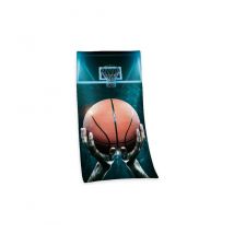 Herding - Duschtuch Basketball 75 x 150 cm, Blau/Orange/Schwarz