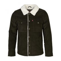 Levi's - Jacke Jacke Corduroy Type III Sherpa Trucker - M - Grün