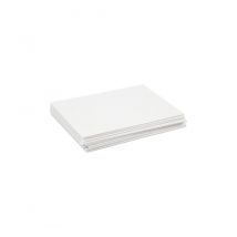Creativ Company - Moosgummi-Set Schaumstoffplatten A4 10 Stück, Weiss