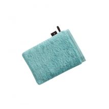 Vossen - Gant de toilette Vie végétalienne Skyline Turquoise, 22 x 16 cm