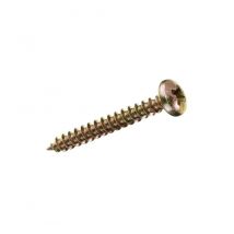 Krafter - Vis pour contreplaqué Pan Head 5 x 35 mm Acier, 10 pièces