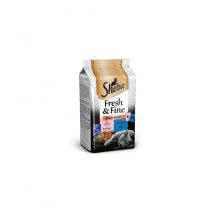 Sheba - Alimentation humide Fresh & Fine en sauce Variation de poisson, 6 x 50 g