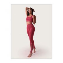 Anaissa - Leggings sportivi ecologici, Tokio - Granato per Donna