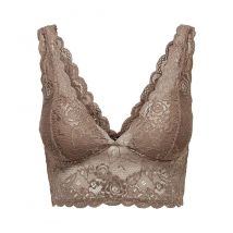 ONLY - Reggiseno Brassiere Lace - Marrone Chiaro