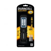 Duracell - WLK-1 Explorer Led-Taschenlampe + 3 Batterien AA - 235 Lumen - Schwarz