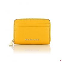 Michael Kors - Leather Wallet Money Pieces - Yellow