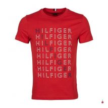 Tommy Hilfiger - T-Shirt T-Shirt Repeat Logo for Men - XL - Red