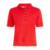Tommy Hilfiger - Polo Polo Regular Fit per Donna - M - Rosso