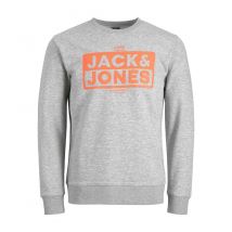 JACK & JONES - Sweatshirt - Light Grey Melange