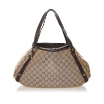 Gucci - Tragetasche Modell GG Crystal Pelham Shoulder Bag 10 - Second Hand