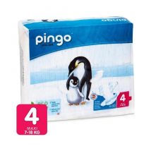 Pingo - 1 Pacco di 40 Eco Pannolini , taglia 4, 7-18 kg - Il pannolino svizzero neutrale per il clima! per Bambino