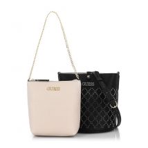Guess - Shoulder Bag & Small Bag Amara - Black and Light Pink