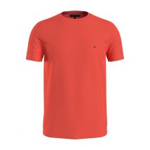 TOMMY HILFIGER - T-Shirt Stretch Slim Fit - Orange