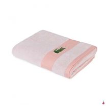 Lacoste Towels - Badetuch - 76 x 132 cm - Rosa und Hellrosa