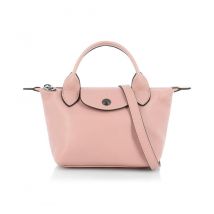 Longchamp - Leather Handbag Le Pliage XS - Pink