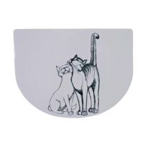 Trixie - Tapis pour écuelle Cat in Love 40 x 30 cm