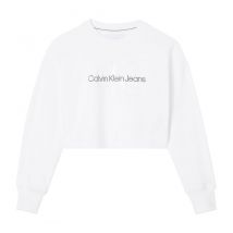 Calvin Klein - Sweatshirt Boxy for Women - L - White
