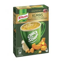Knorr - Suprême Quick Soup Kürbis mit Croûtons und Crème Fraiche - 6x 57 g