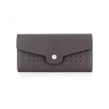 LONGCHAMP - Leather Wallet Mademoiselle Gray