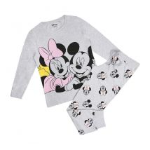 DISNEY - Mickey &Amp; Minnie Pink Bow - Long Sleep Set - Multicolor