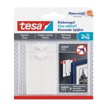 Tesa - Adhesive Nail for Fixing Objects up to 2 kg on Delicate Surfaces