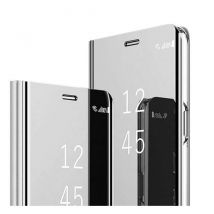 Evetane - iPhone 11 kompatibles Flip Cover - Silber