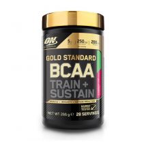 Optimum Nutrition - Acides Aminés en Poudre Gold Standard Fraise et Kiwi BCAA- 266g