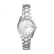 Fossil - Armbanduhr Scarlette für Damen - Silber