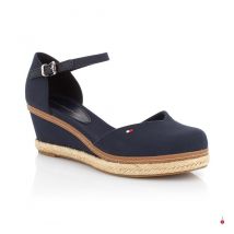 Tommy Hilfiger - Platform Sandals for Women - 41 EUR - Navy