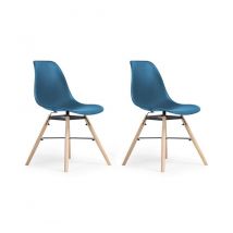 Idomya Factory - 2er-Set Stühle Arkken - Blau