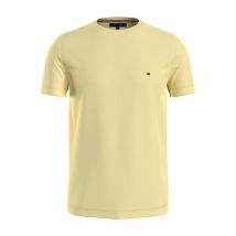 TOMMY HILFIGER - T-Shirt Stretch Slim Fit - Light Yellow