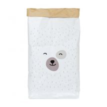 Tanuki - Aufbewahrungstasche Smiling Bear für Kinder - Beige
