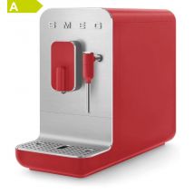 Smeg - BCC02RDMEU Compact Fully Automatic Coffee Machine with Steam Function Matt Red