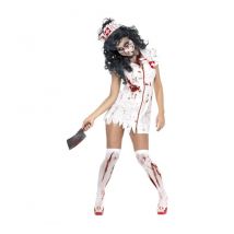 Smiffys - Zombie Nurse Costume - Bianco - XS