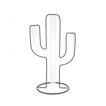 Balvi - Vase Cactus - Transparent und Schwarz