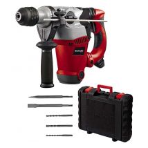 Einhell - RT- RH 32 Rotary Hammer Drill - SDS Plus 3-in-1 Drill - Drilling, Pneumatic Impact Drilling, Chiselling - 1250W, 3.5 Joule Impact Force, 