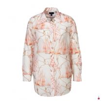 Gant - Camicia Camicia Relaxed Fit Sailing Print per Uomo - 44 EUR - Bianco e Rosa