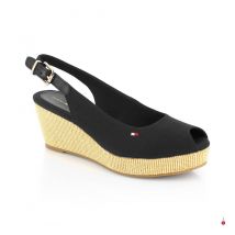 Tommy Hilfiger - Platform Sandals Platform Sandals Iconic Elba for Women - 41 EUR - Black